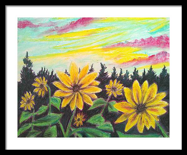 Sunflower Souls - Framed Print