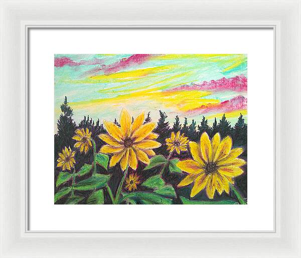 Sunflower Souls - Framed Print