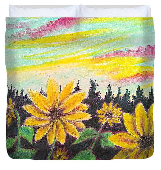 Sunflower Souls - Duvet Cover