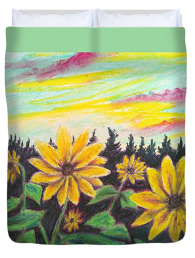 Sunflower Souls - Duvet Cover