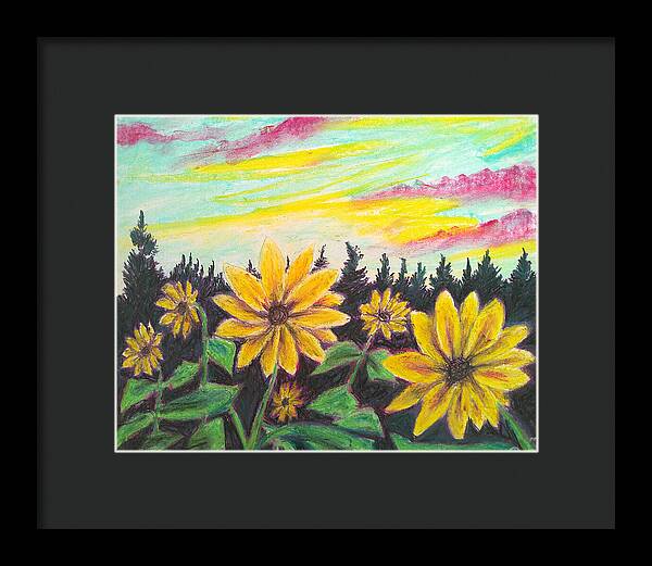 Sunflower Souls - Framed Print