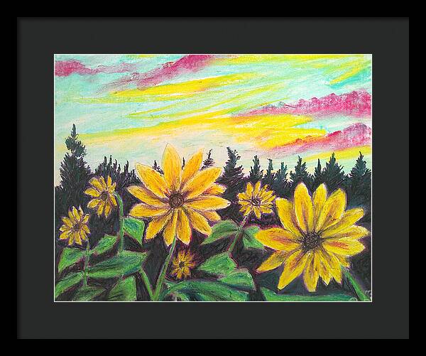 Sunflower Souls - Framed Print