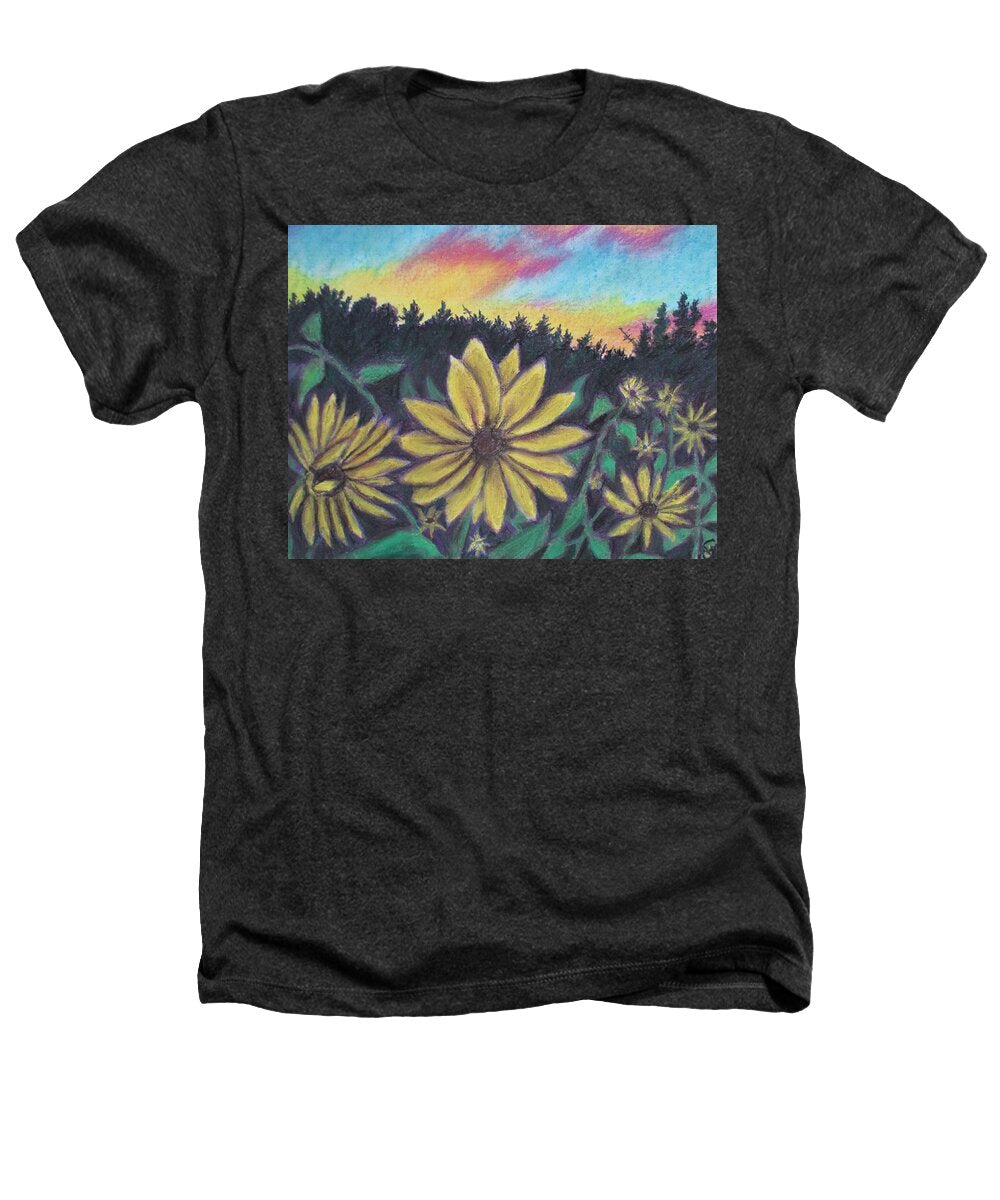 Sunflower Sunset - Heathers T-Shirt