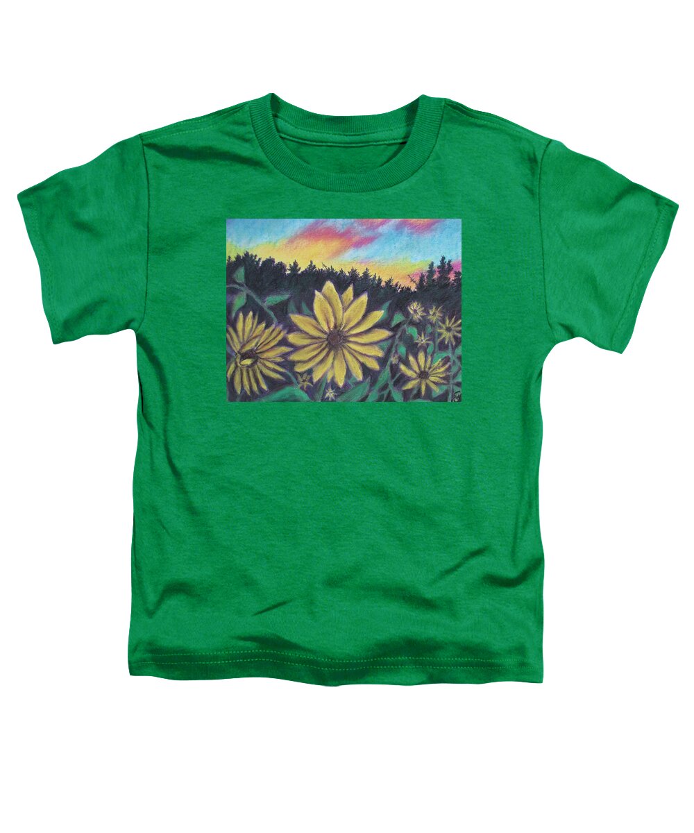 Sunflower Sunset - Toddler T-Shirt