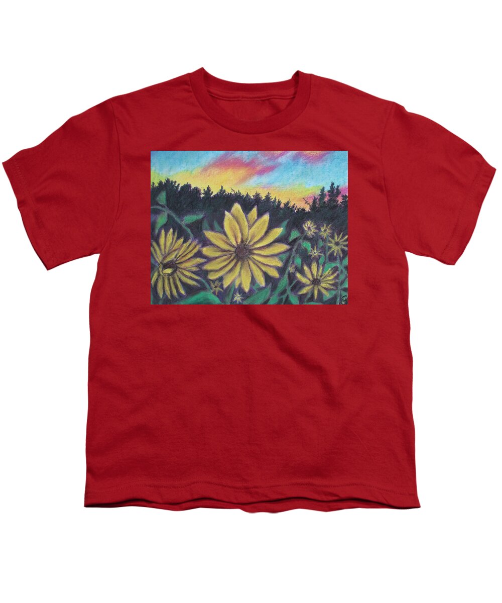 Sunflower Sunset - Youth T-Shirt