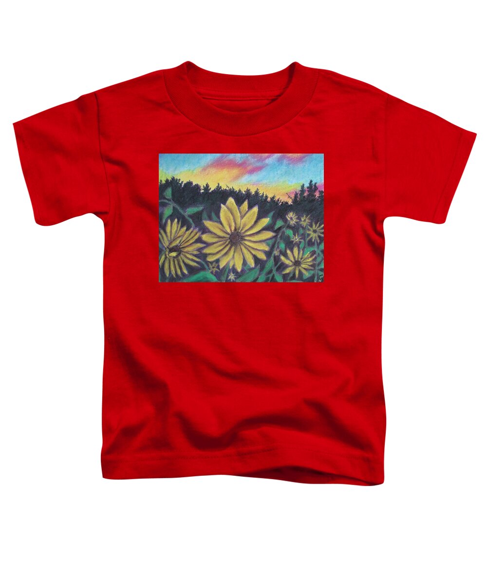 Sunflower Sunset - Toddler T-Shirt