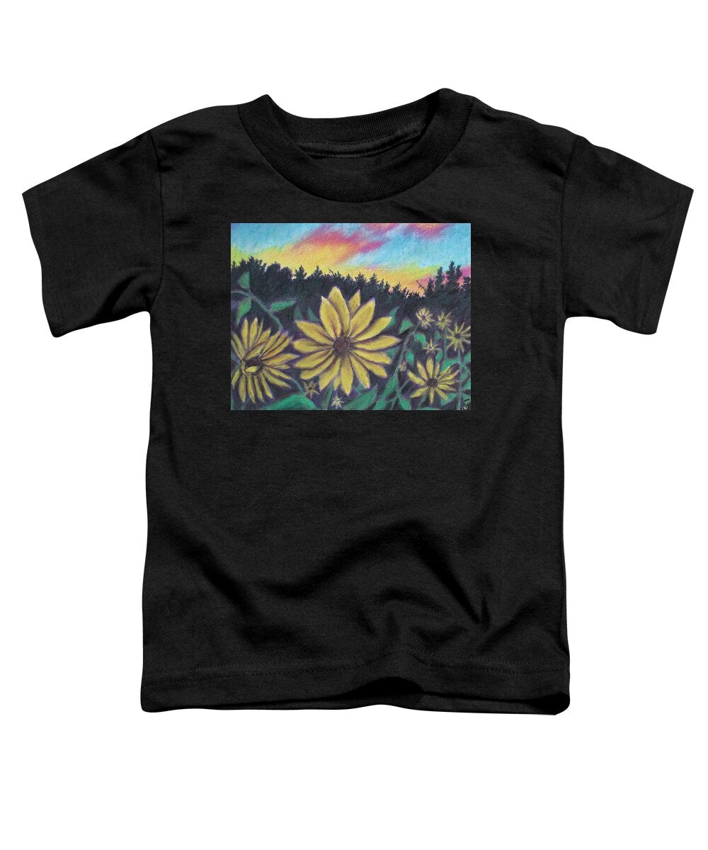 Sunflower Sunset - Toddler T-Shirt