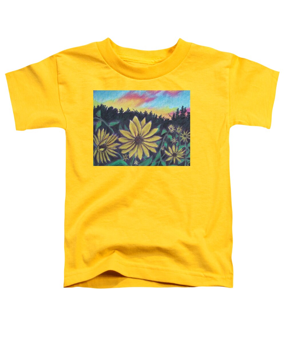 Sunflower Sunset - Toddler T-Shirt