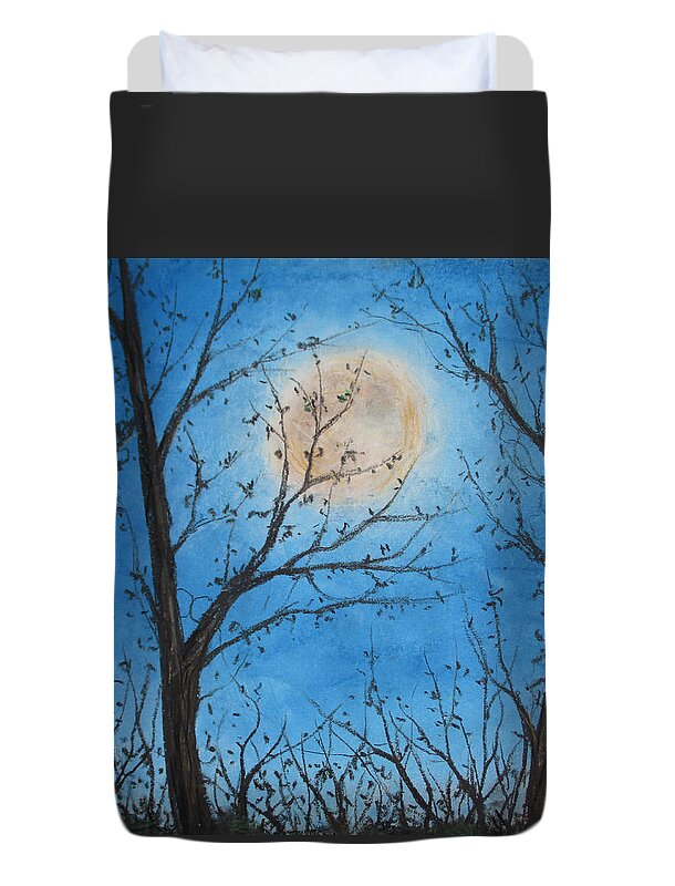 Wood Night Light ~ Duvet Cover