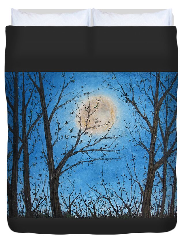 Wood Night Light ~ Duvet Cover