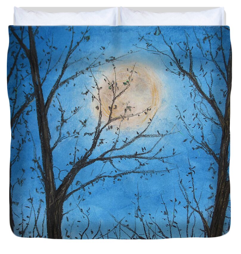 Wood Night Light ~ Duvet Cover