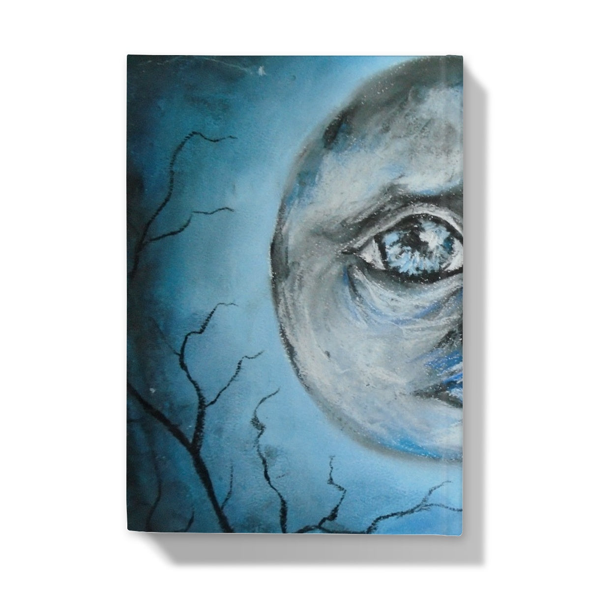 Poet and her Soul Speaking Paintings ~ prints, originals and more  A blue night Of whispering sorrow Holding the light And a pointy arrow Pointing to tomorrow  Original Artwork and Poetry of Artist Jen Shearer  This is a original painting printed on product.