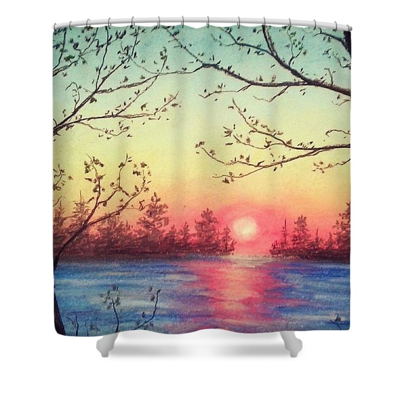 Sunset Julibee - Shower Curtain