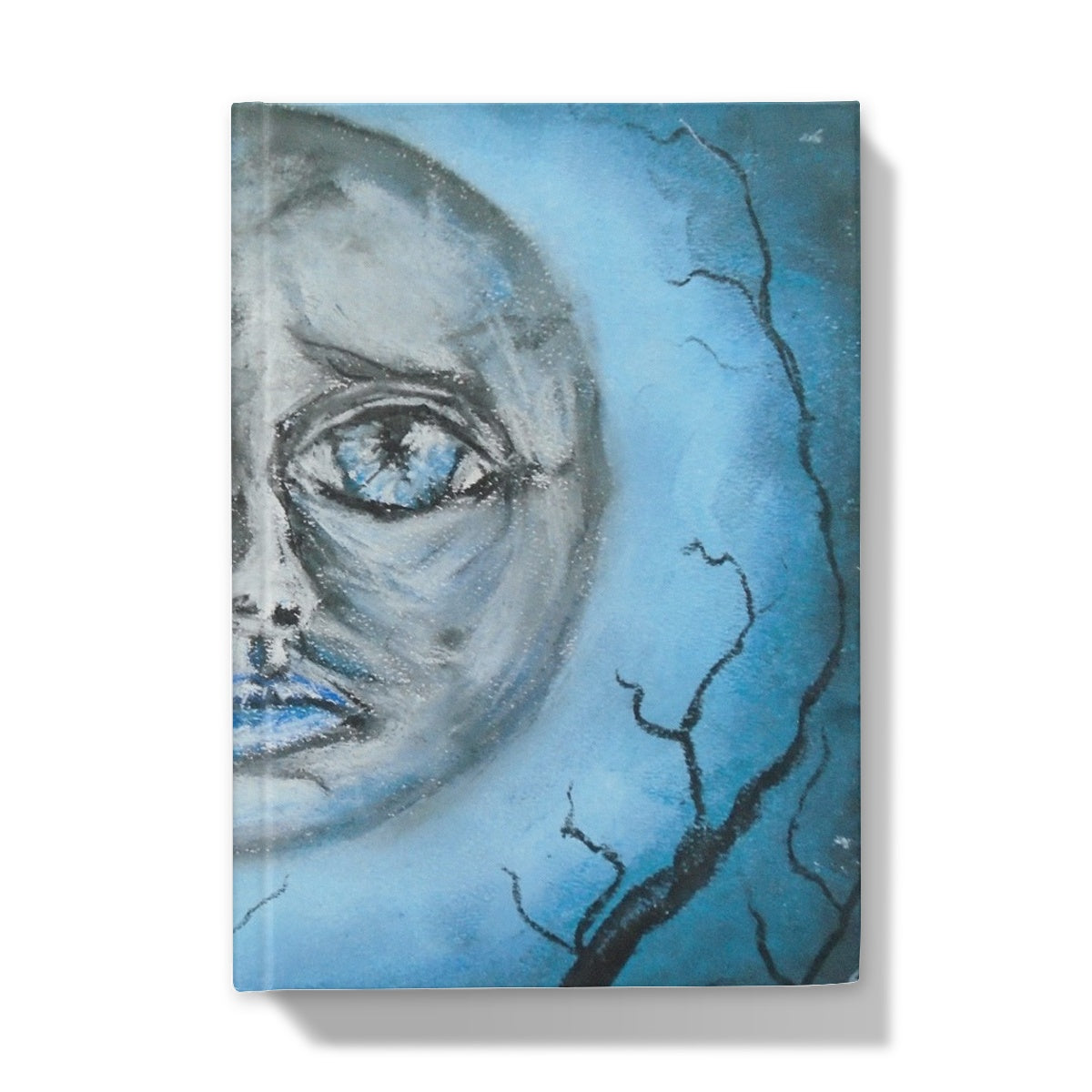 Poet and her Soul Speaking Paintings ~ prints, originals and more  A blue night Of whispering sorrow Holding the light And a pointy arrow Pointing to tomorrow  Original Artwork and Poetry of Artist Jen Shearer  This is a original painting printed on product.