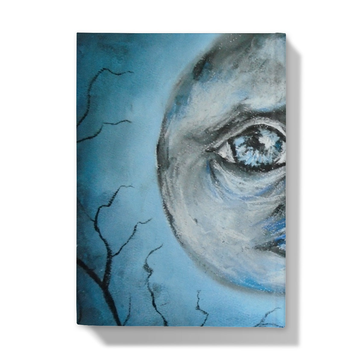 Poet and her Soul Speaking Paintings ~ prints, originals and more  A blue night Of whispering sorrow Holding the light And a pointy arrow Pointing to tomorrow  Original Artwork and Poetry of Artist Jen Shearer  This is a original painting printed on product.