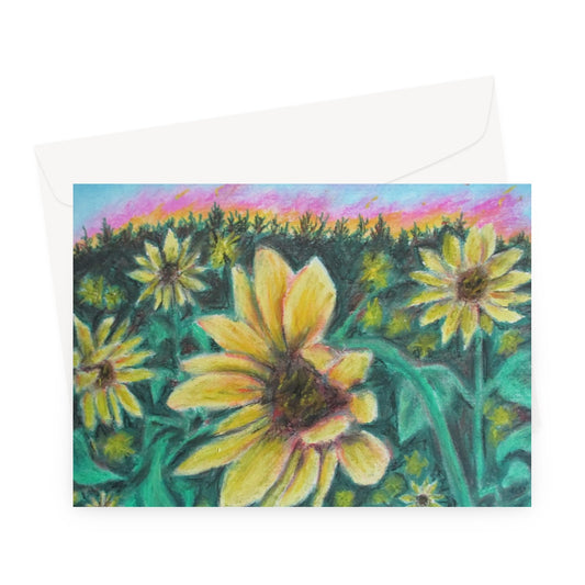 Sunflower Dreams ~ High Quality Greeting Card