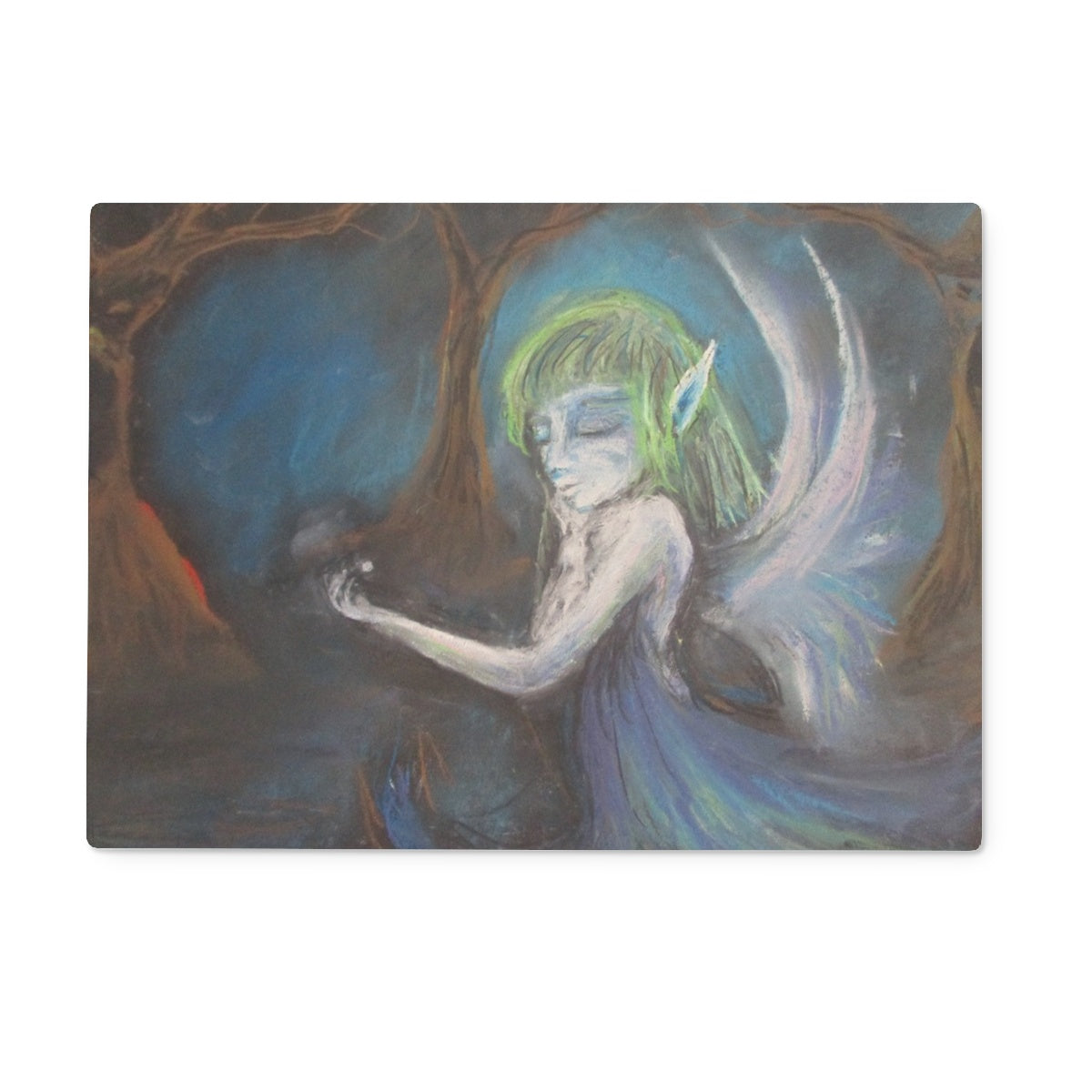 Nights of Pixie ~ Glass Chopping Board
