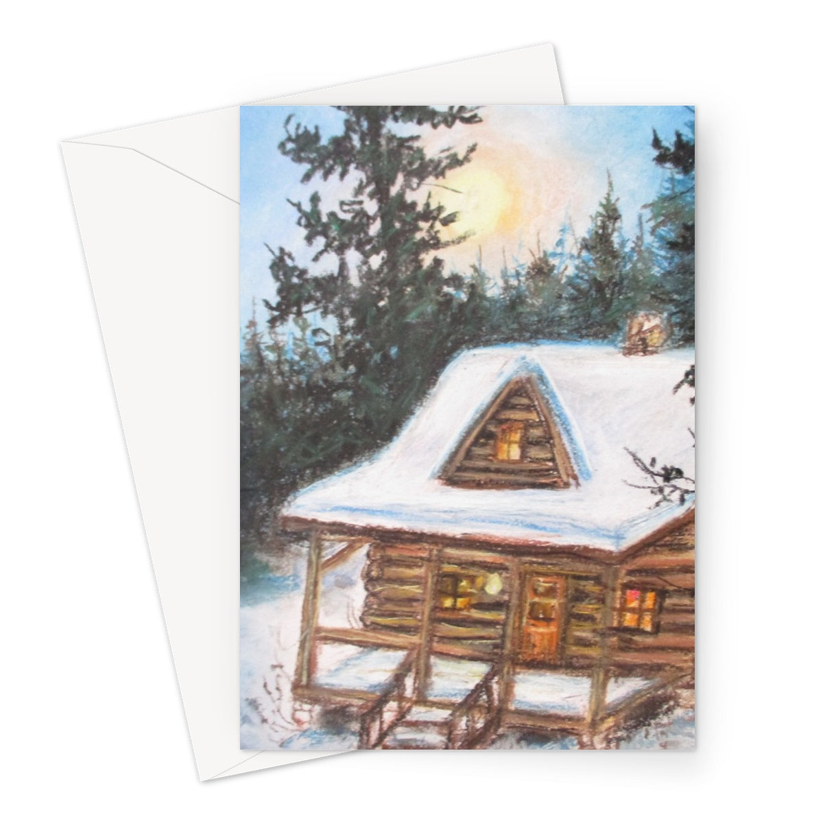 Cozy Cabin ~ Greeting Card