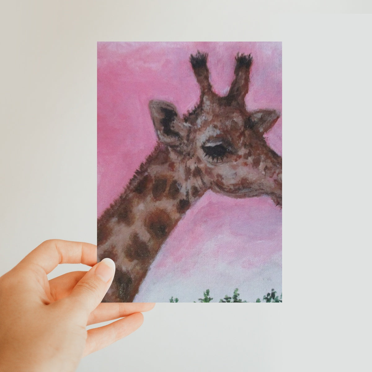 Mr. Giraffe ~ Postcard