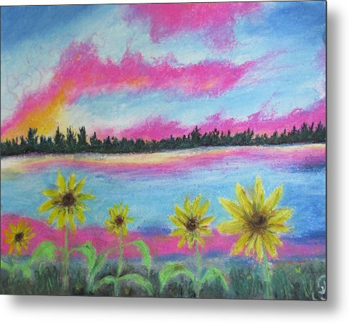 A Flower Fantasy - Metal Print