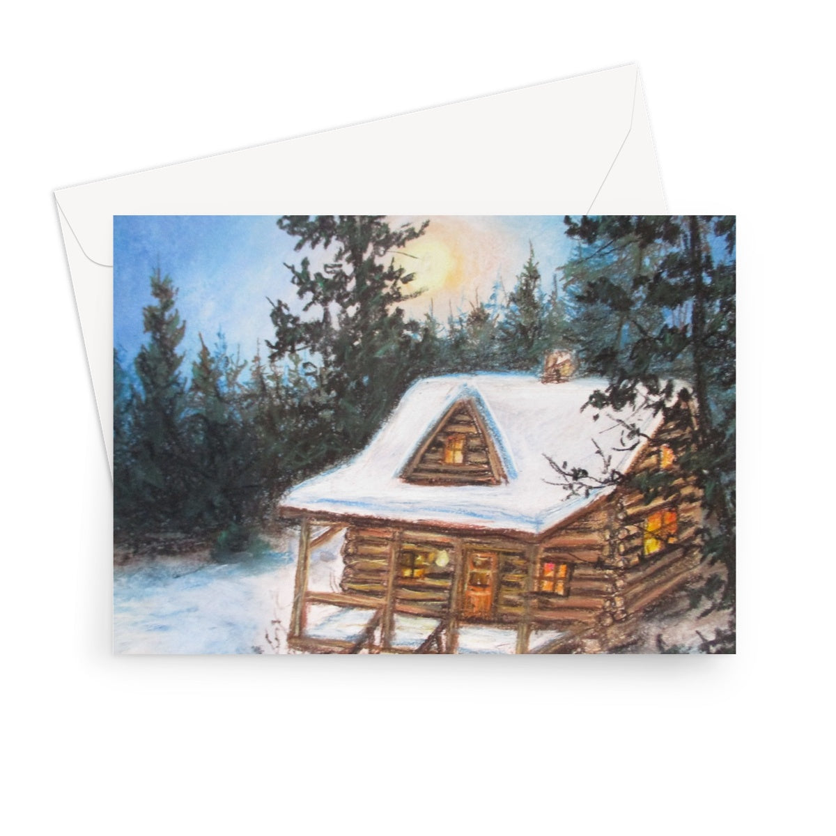 Cozy Cabin ~ Greeting Card