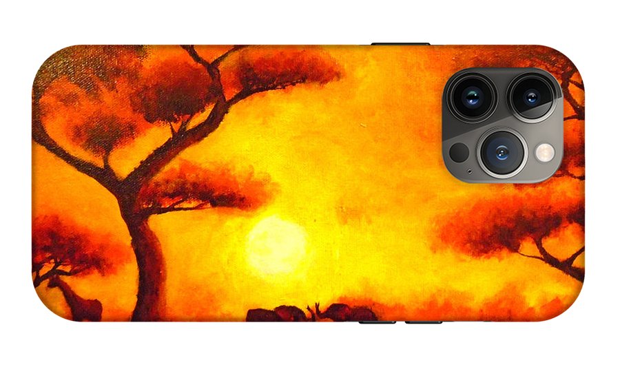 African Sunset  - Phone Case