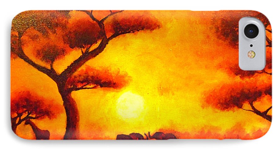 African Sunset  - Phone Case