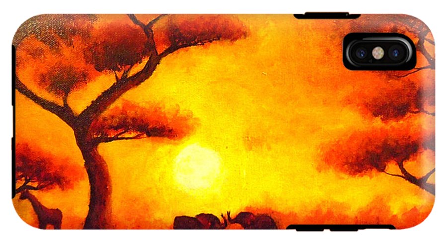 African Sunset  - Phone Case