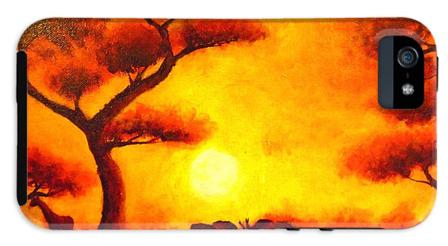 African Sunset  - Phone Case