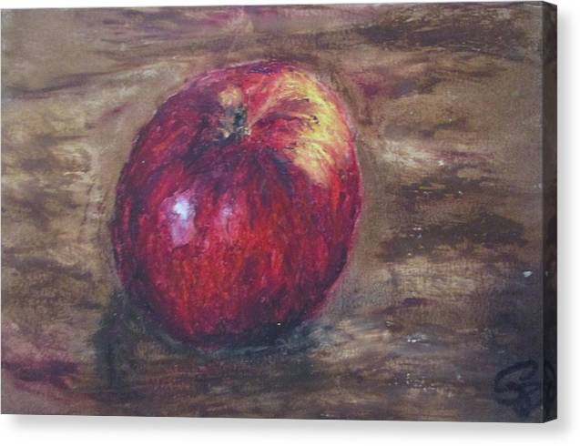 Apple A - Canvas Print