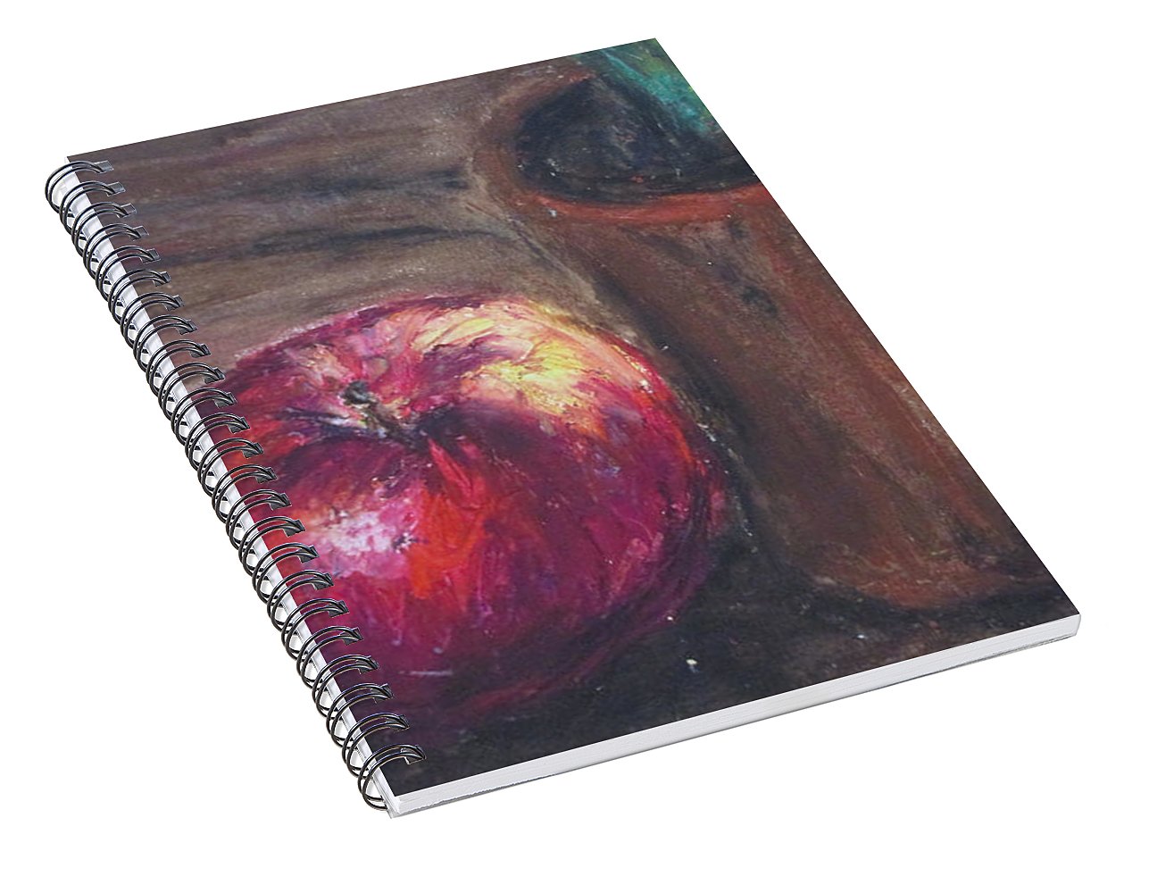 Apple B  - Spiral Notebook