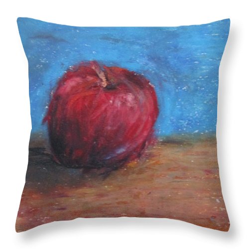 Apple D - Throw Pillow