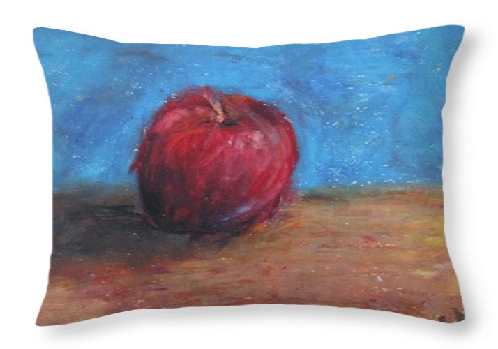 Apple D - Throw Pillow