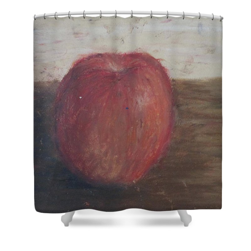 Apple E - Shower Curtain