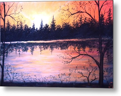 Autumn Nights - Metal Print