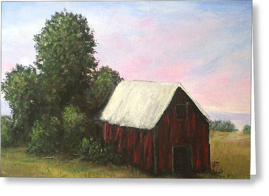 Barn Out Back  - Greeting Card
