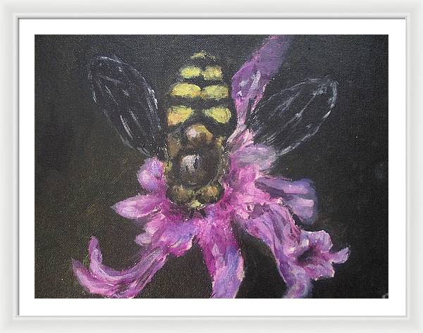 Poet and her Soul Speaking Paintings ~ prints, originals and more  Little bee Will you see Little worker bee  Original Artwork and Poetry of Artist Jen Shearer  This is a original painting printed on product.