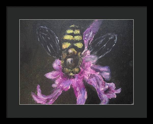 Poet and her Soul Speaking Paintings ~ prints, originals and more  Little bee Will you see Little worker bee  Original Artwork and Poetry of Artist Jen Shearer  This is a original painting printed on product.