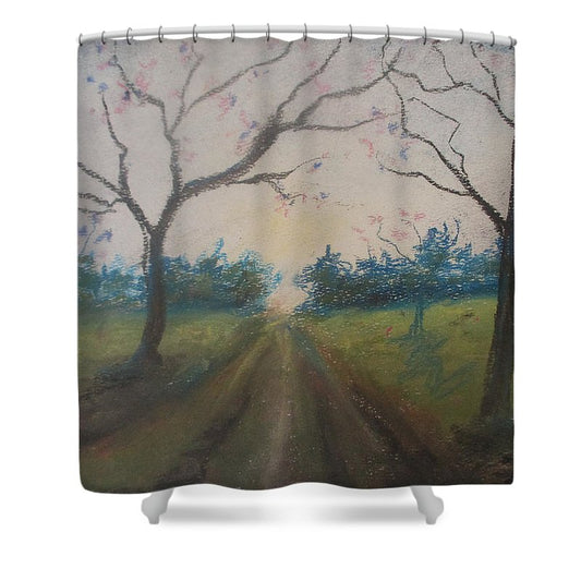 Berry Road - Shower Curtain
