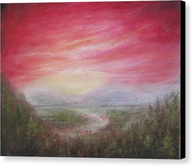 Bloody Sunset  - Canvas Print