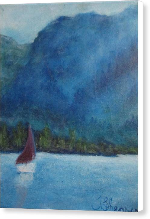 Boat Sailing - Canvas Print