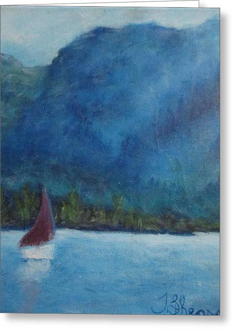 Boat Sailing - Greeting Card