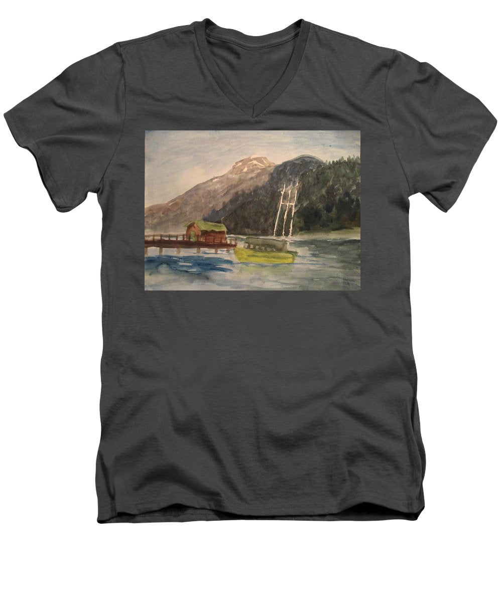 Boating Shore - Men's V-Neck T-Shirt