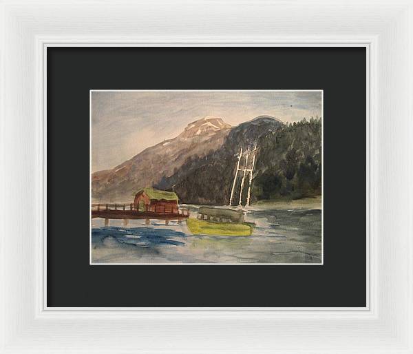 Boating Shore - Framed Print