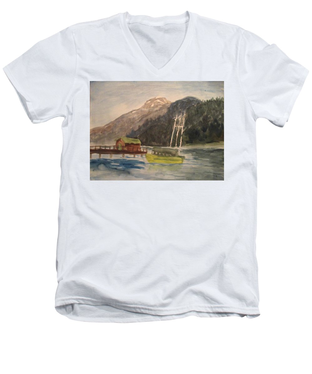 Boating Shore - Men's V-Neck T-Shirt