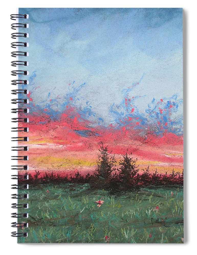 Burning Sky - Spiral Notebook