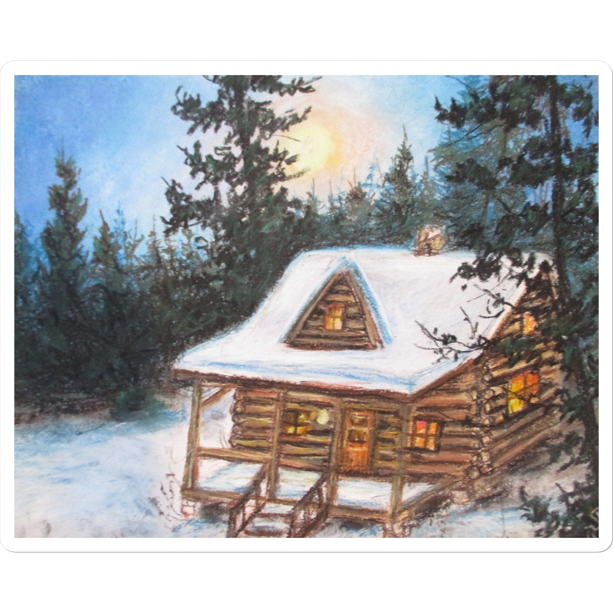 Cozy Cabin ~ Sticker