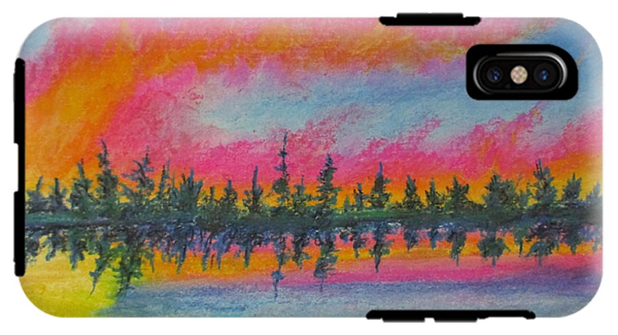 Candycane Sunset - Phone Case