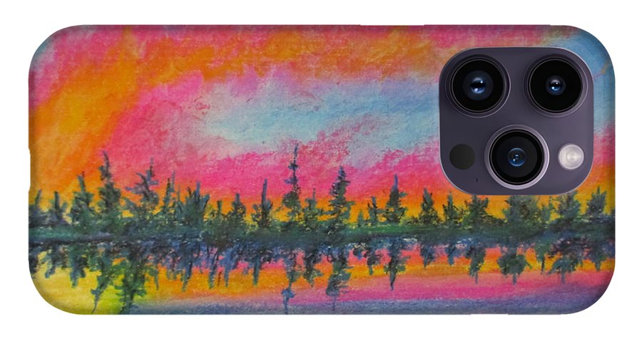 Candycane Sunset - Phone Case