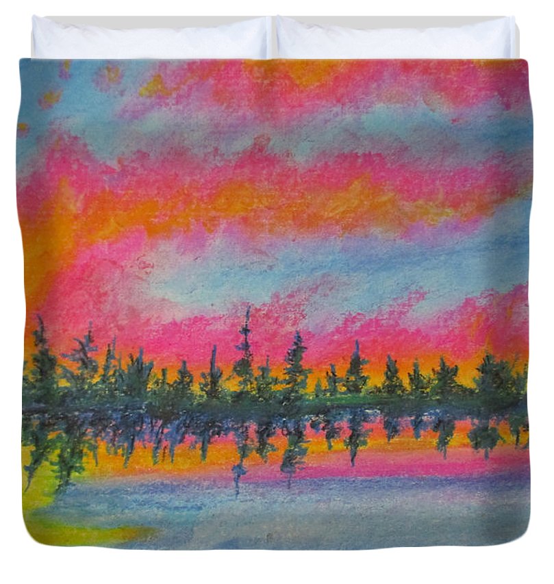 Candycane Sunset - Duvet Cover